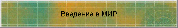 Введение в МИР